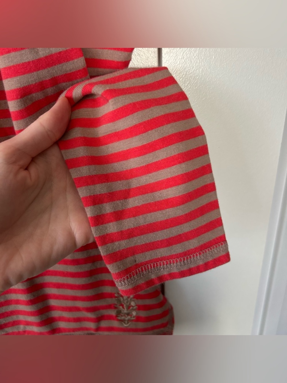 Free People Movement Restoration Yarn Dye Stripe Layer Sailor Stripe Sand Size M - Picture 6 of 11